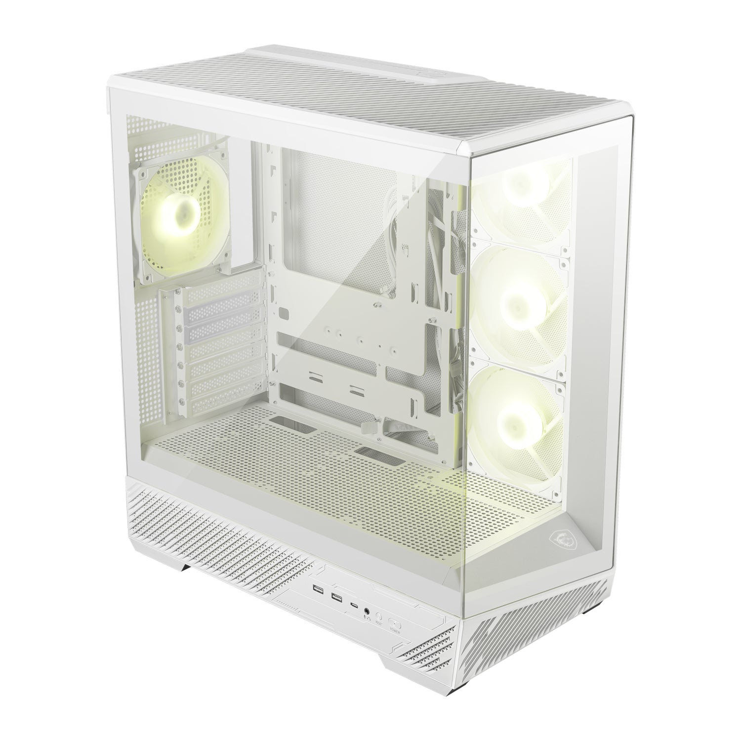 MSI MAG PANO 130R PZ ATX Gaming Chassis - White - alternate product view 4