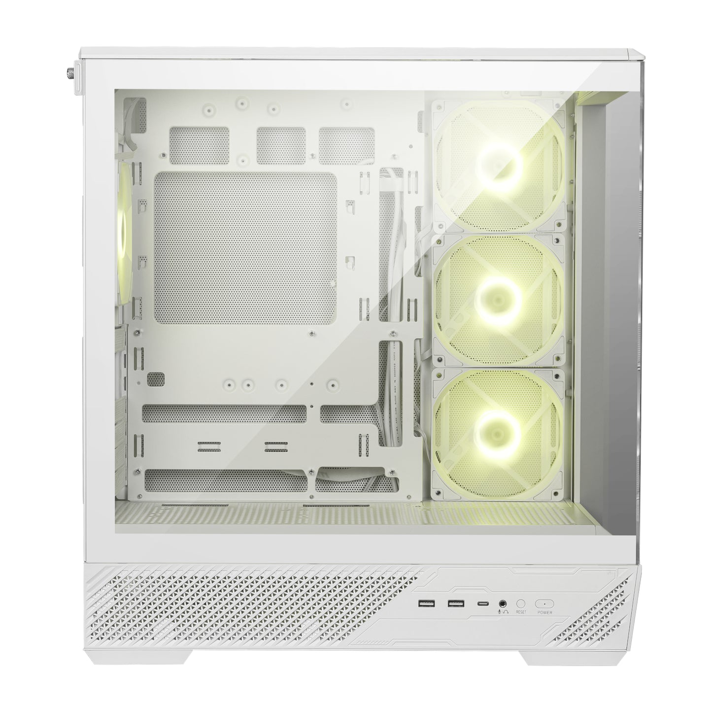 MSI MAG PANO 130R PZ ATX Gaming Chassis - White - alternate product view 6