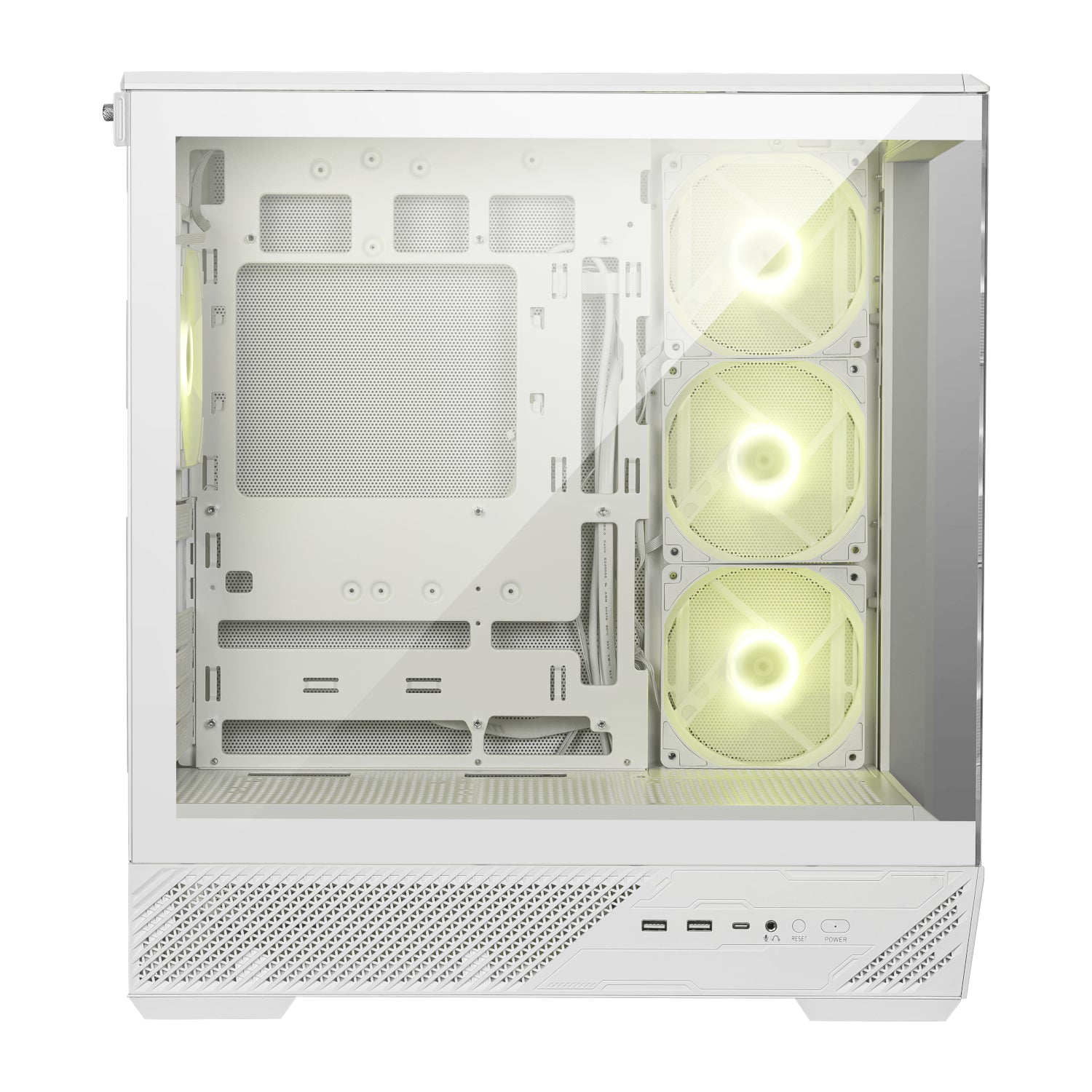 MSI MAG PANO 130R PZ ATX Gaming Chassis - White - alternate product view 6