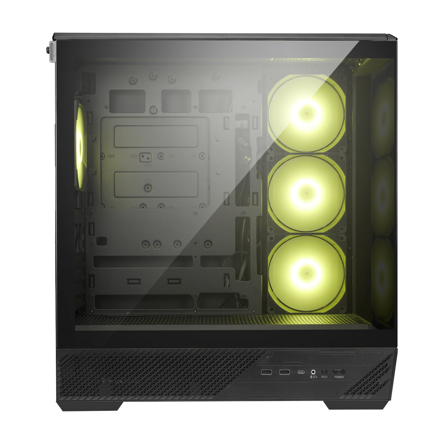 MSI MAG PANO 130R PZ ATX Gaming Chassis - Black - alternate product view 6