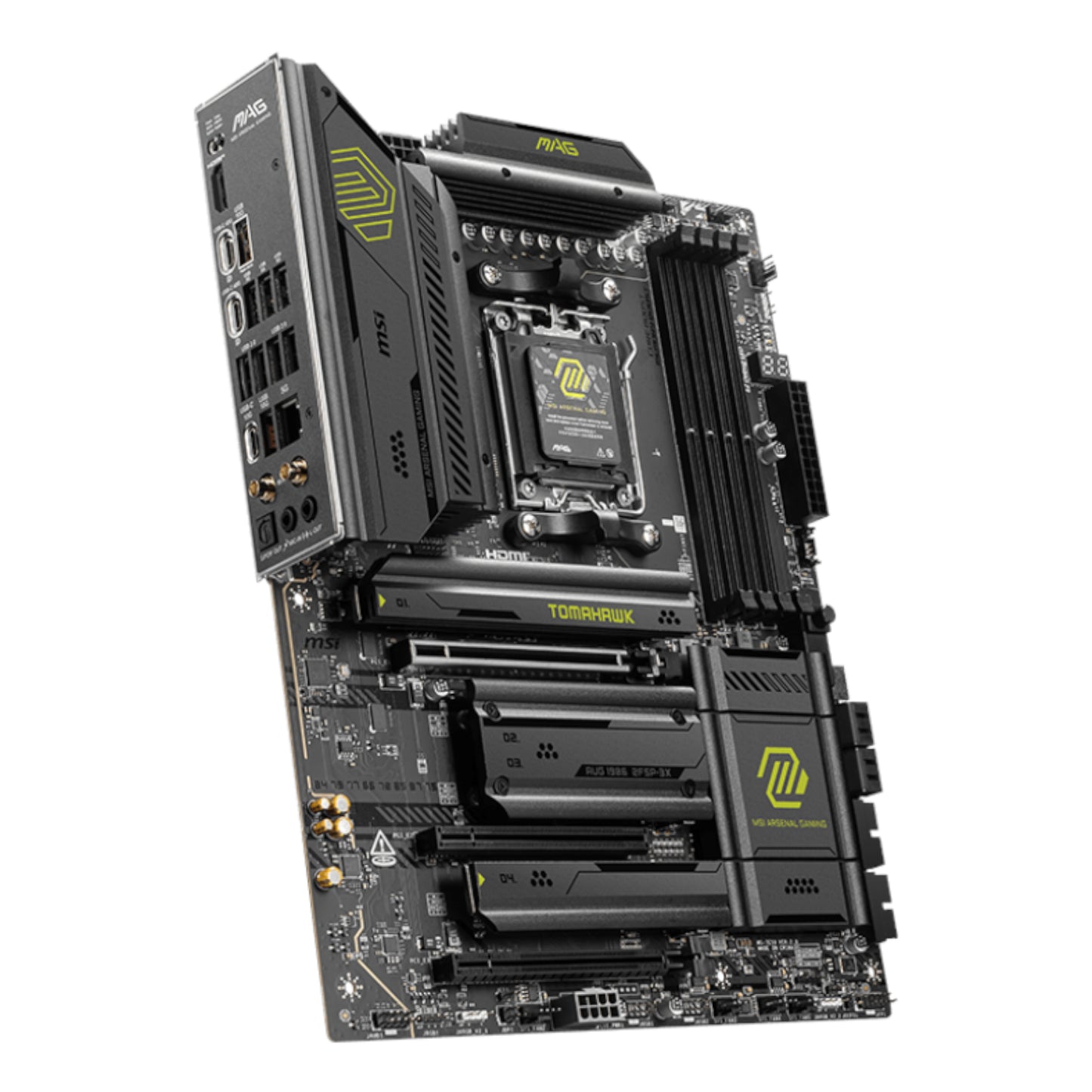 MSI MAG X870E TOMAHAWK WIFI AM5 ATX DDR5 Gaming Motherboard - alternate product view 3