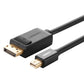 Ugreen Mini DisplayPort to DisplayPort Cable 1.5m -Black