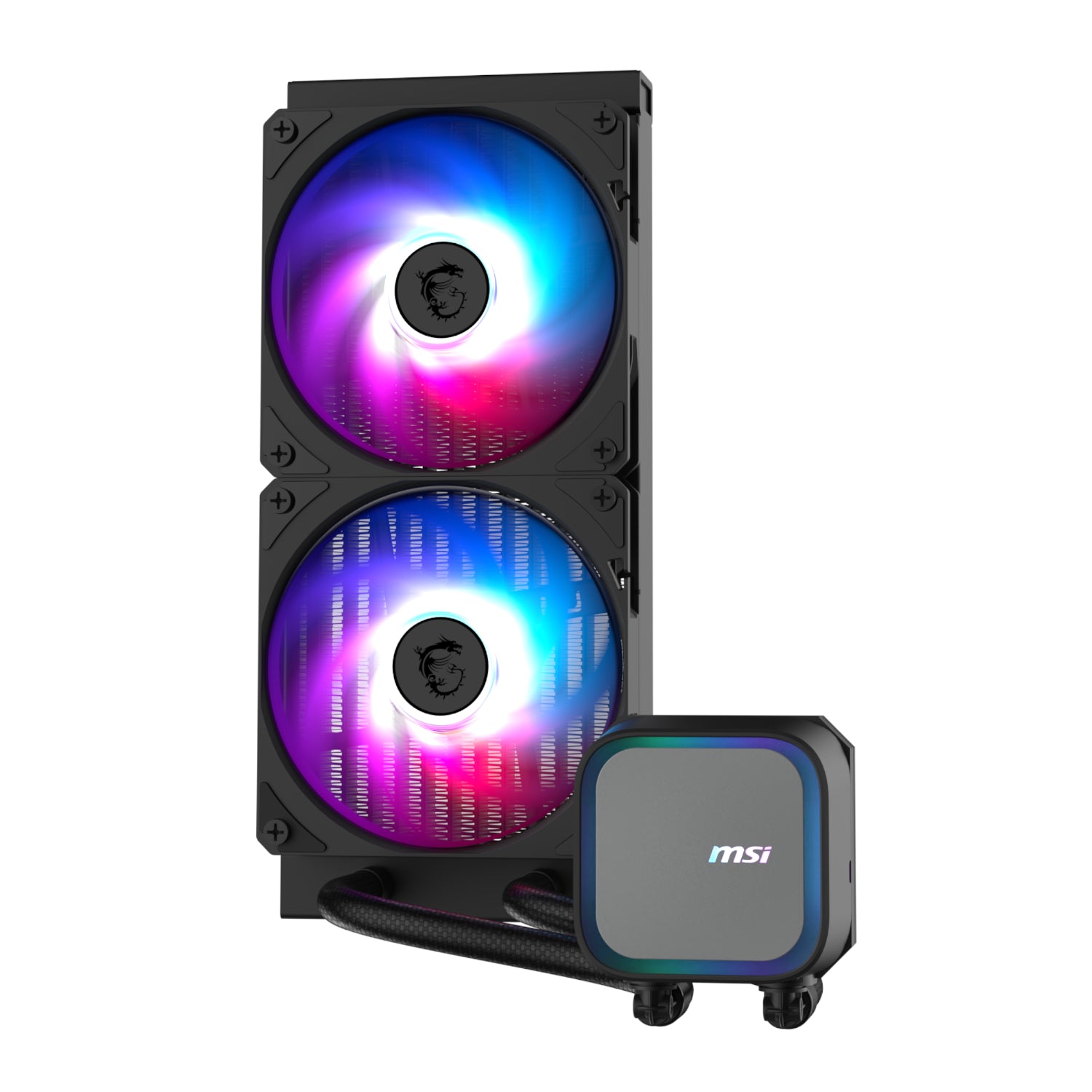 MSI MAG Coreliquid A13 240 AIO Liquid CPU Cooler - Black - alternate product view 2