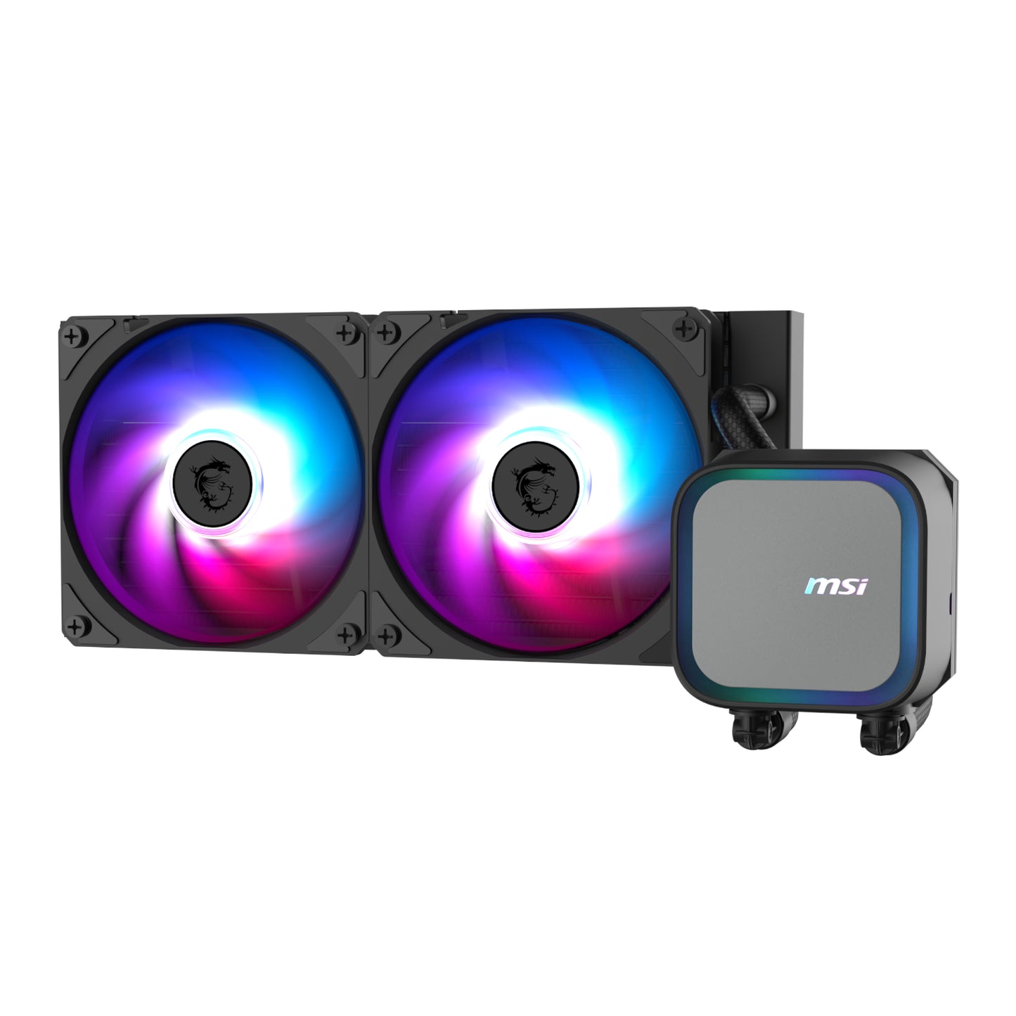 MSI MAG Coreliquid A13 240 AIO Liquid CPU Cooler - Black - alternate product view 3