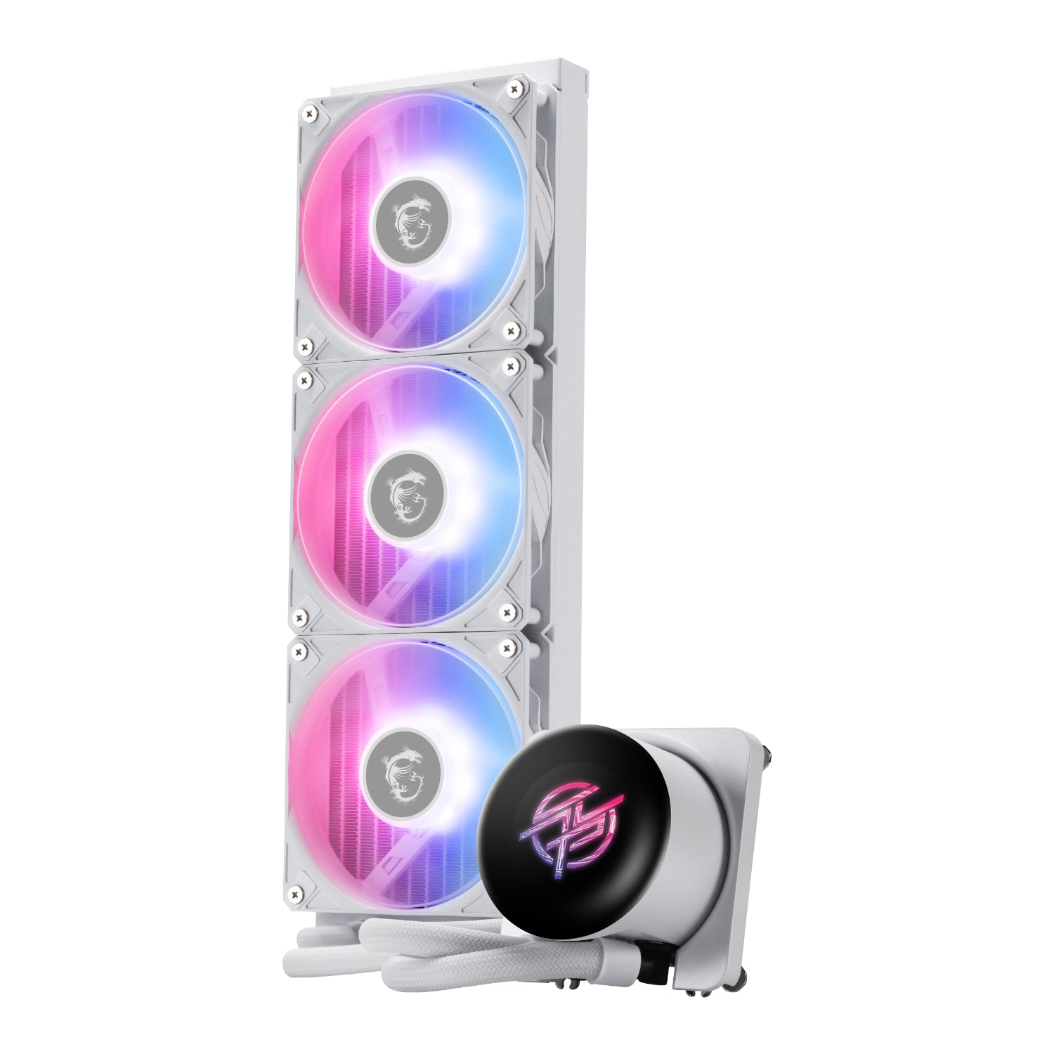 MSI MPG Coreliquid P13 360 AIO Liquid CPU Cooler - White - alternate product view 3