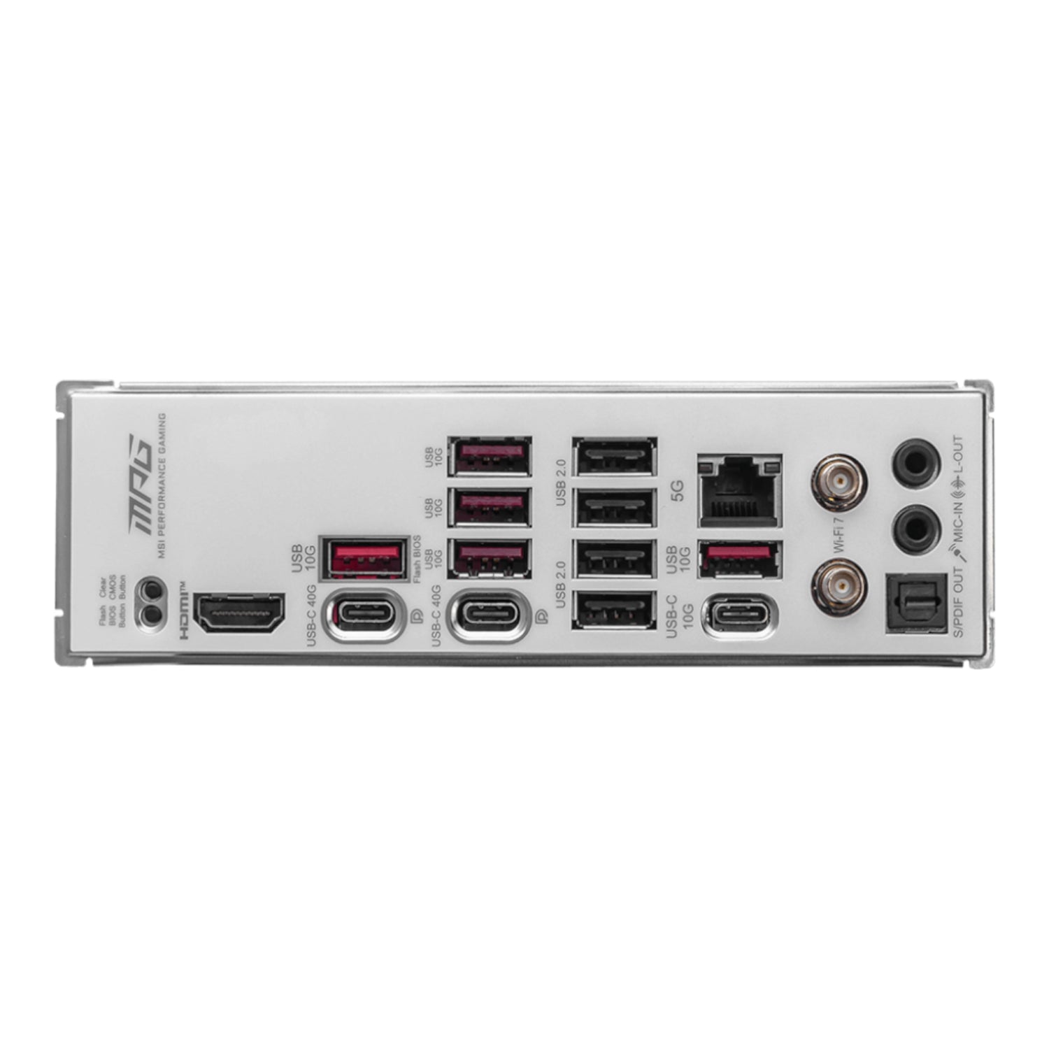 MSI MPG X870E EDGE TI WIFI AM5 ATX DDR5 Gaming Motherboard - alternate product view 5