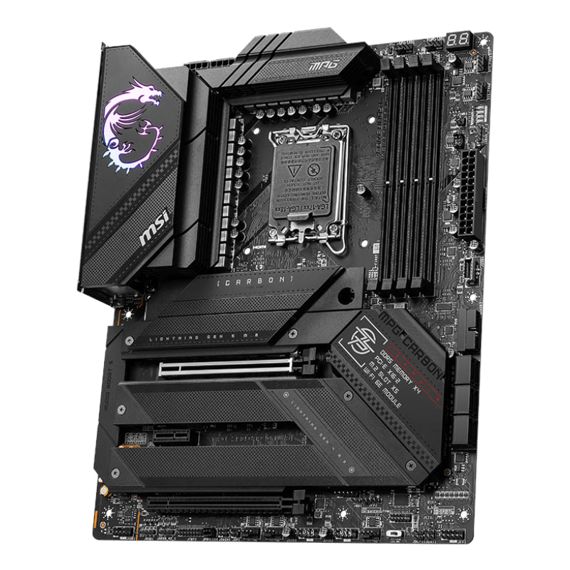 MSI MPG Z790 CARBON WIFI DDR5 LGA1700 ATX Gaming Motherboard - alternate product view 4
