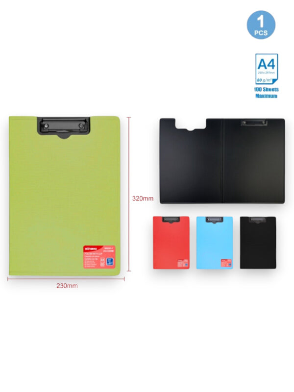 Motarro Clipboard - GREEN - 23x31.5 Cm (MQ003 - 1)