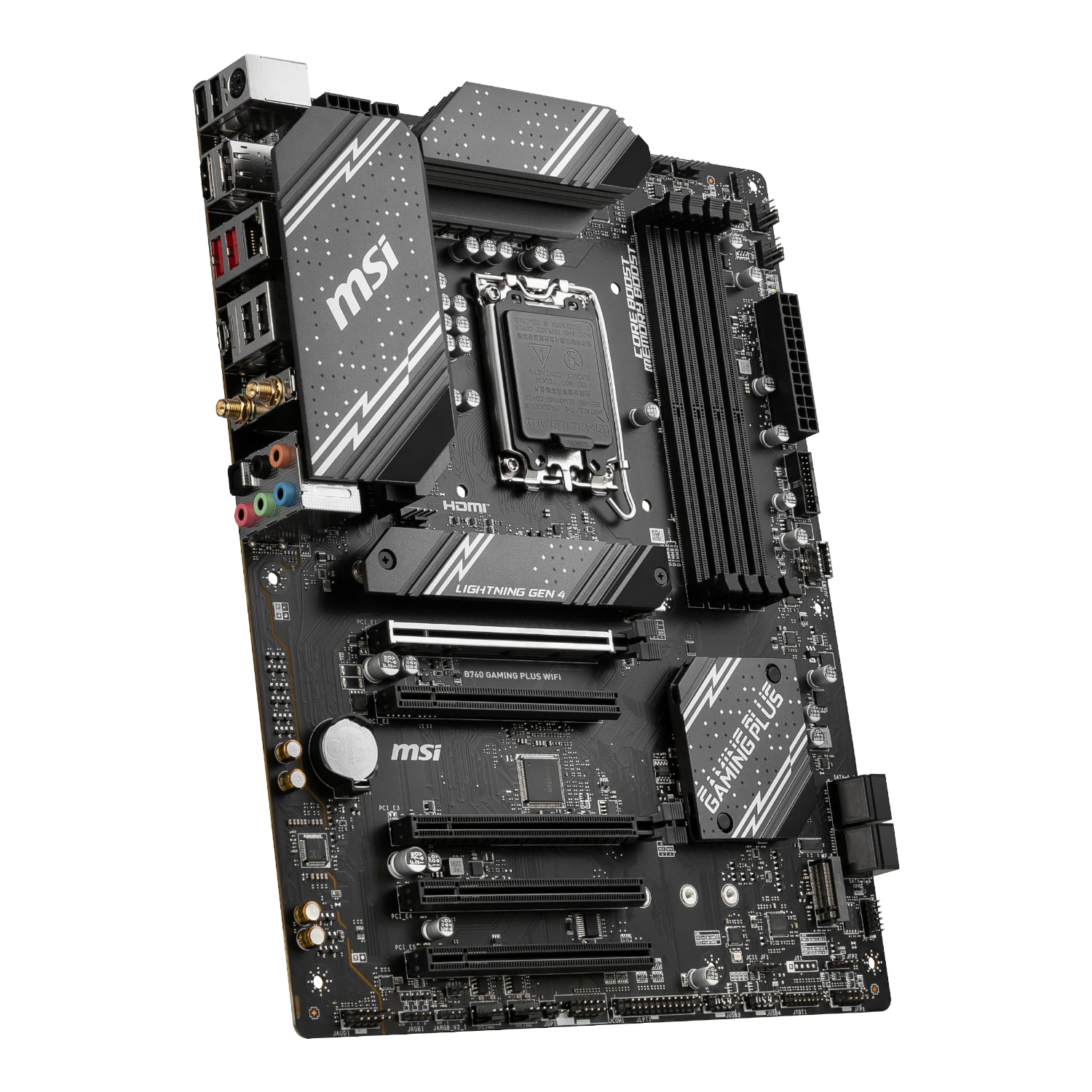 MSI B760 GAMING PLUS WIFI DDR5 LGA1700 ATX Motherboard - alternate product view 4