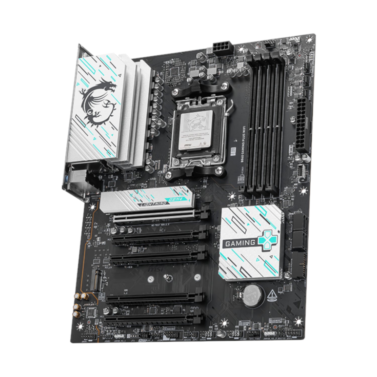 MSI B840 GAMING PLUS WIFI AM5 ATX Gaming Motherboard - alternate product view 3