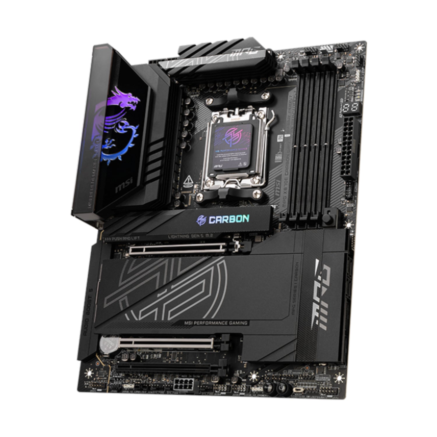 MSI MAG X870E CARBON WIFI ATX Motherboard - alternate product view 3