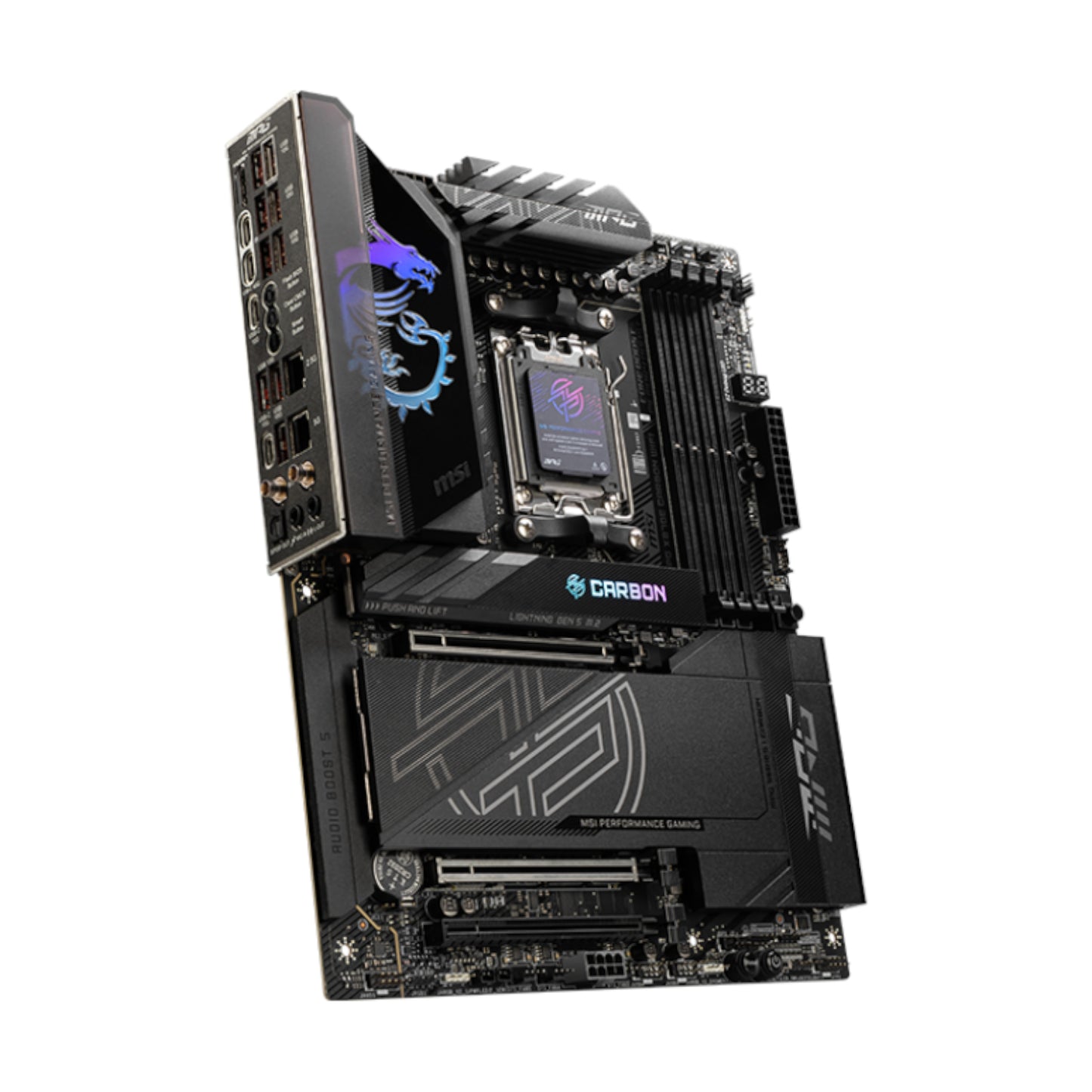 MSI MAG X870E CARBON WIFI ATX Motherboard - alternate product view 4