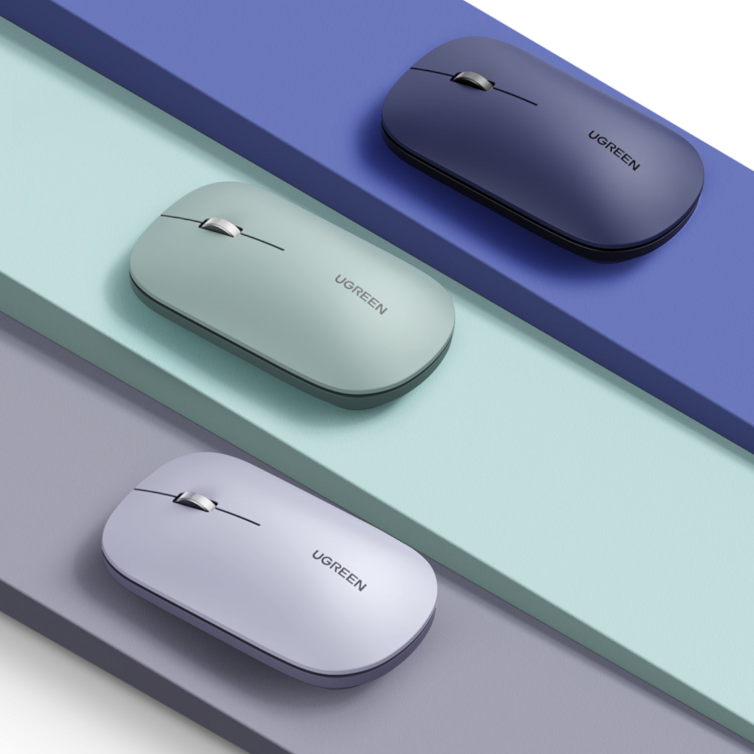 Ugreen Portable 2.4GHz Wireless Mouse - Grey - alternate product view 5