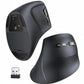 Ugreen Multi-Mode Vertical Mouse Bluetooth and 2.4G Wireless–Black - alternate product view 3