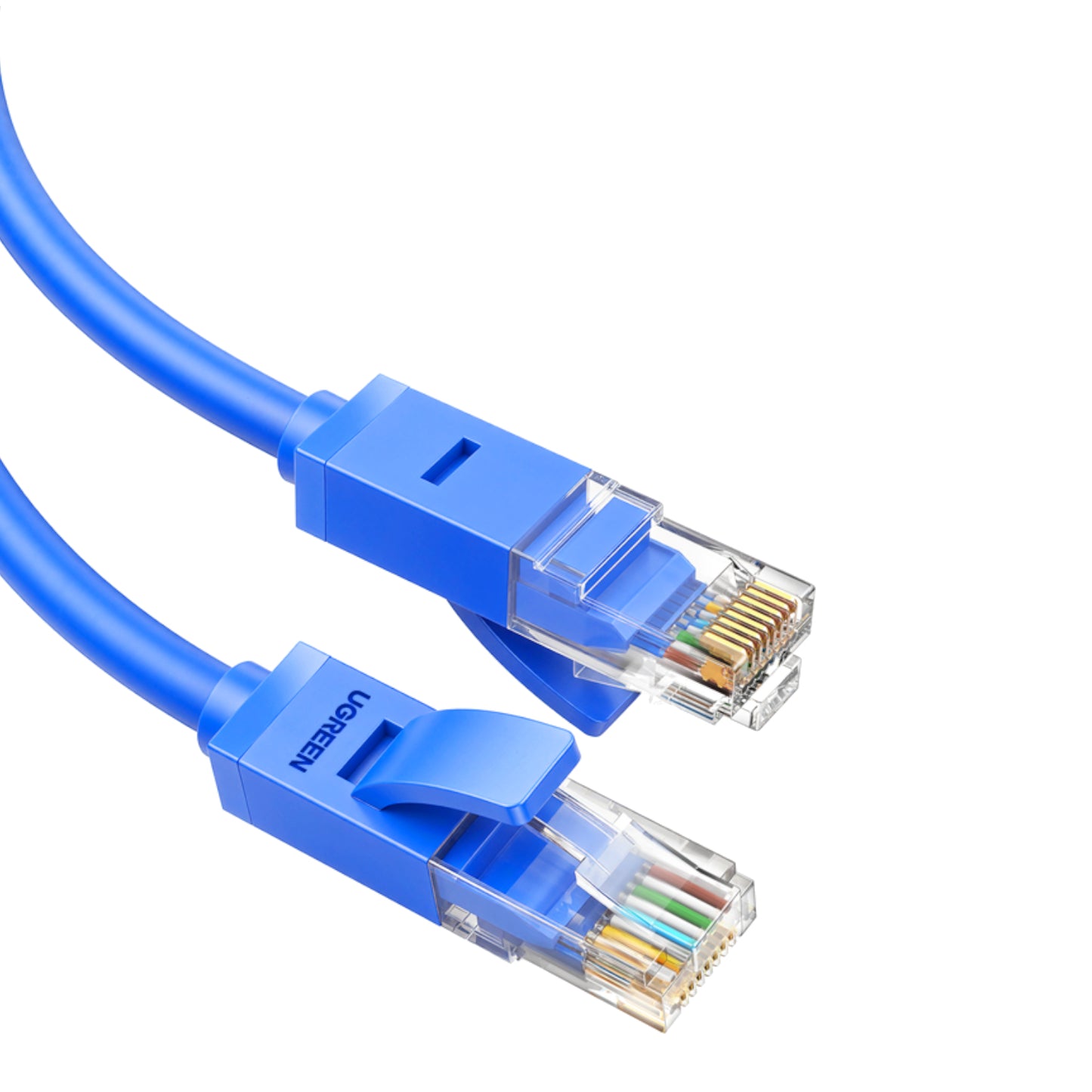 Ugreen Cat6 UTP Flat Ethernet Blue Cable - 1 Metre