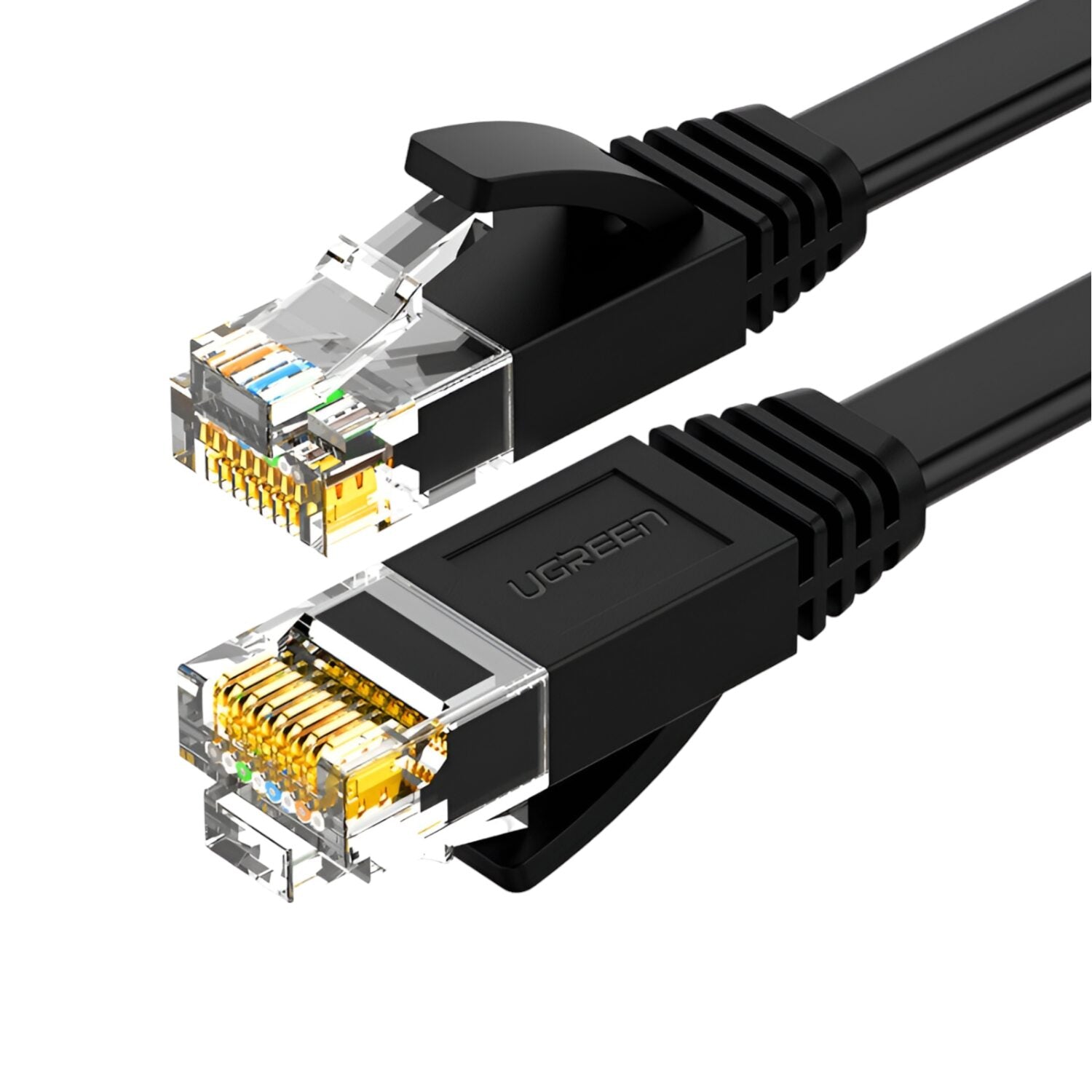 Ugreen NW102 Cat6 U/UTP Flat Ethernet Cable 15m - Black