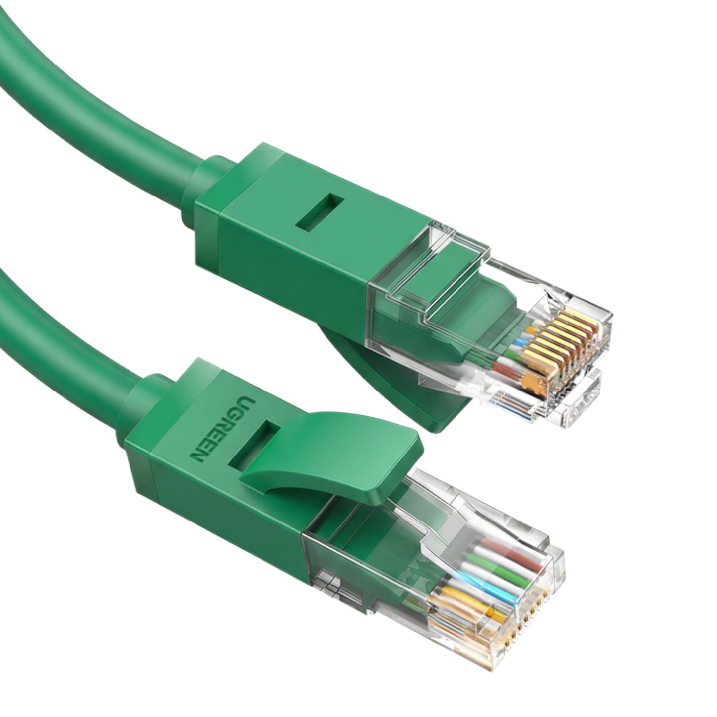Ugreen RJ45 CAT6 0.5m LAN Network Cable - (1Gbps, 250MHz) – Green