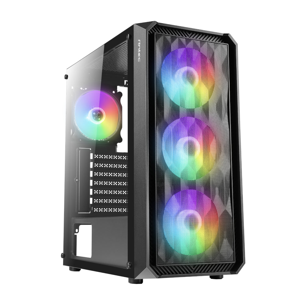 Antec NX292 ATX - Micro-ATX - ITX ARGB Mid-Tower Gaming Chassis - Black