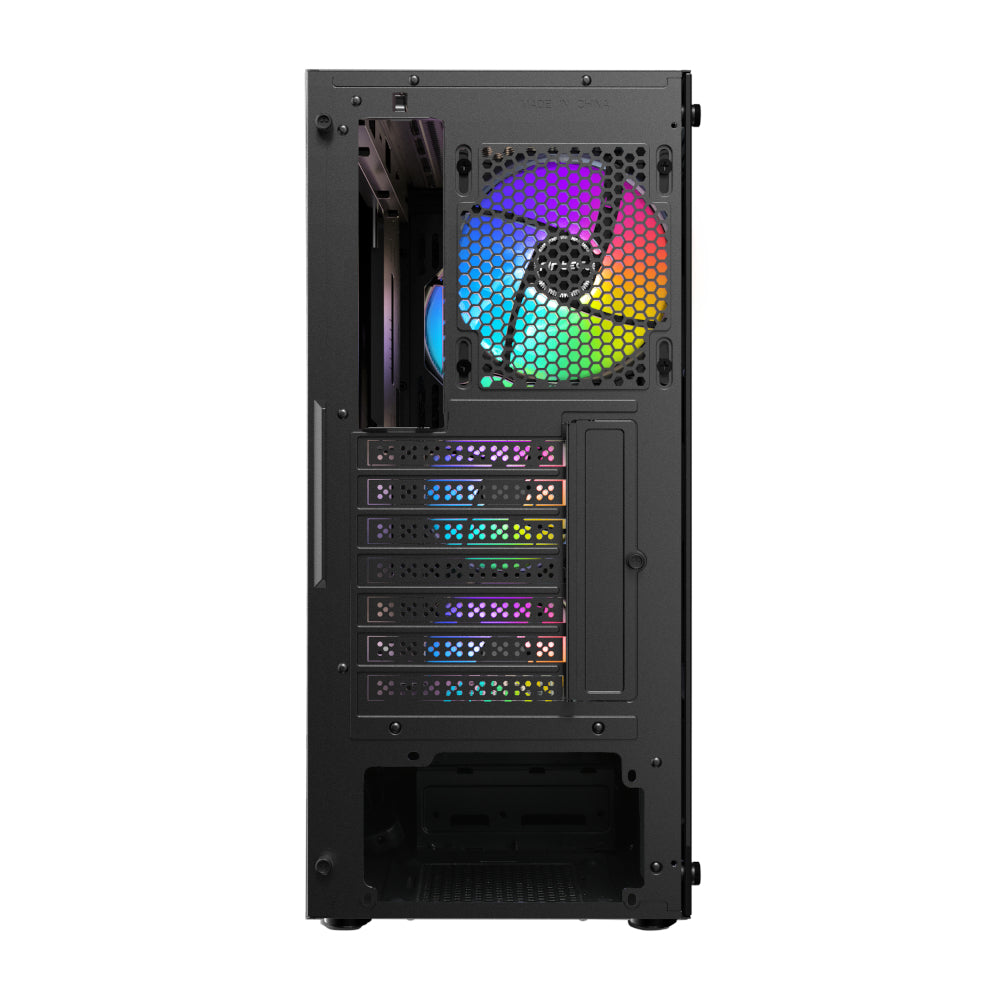 Antec NX292 ATX - Micro-ATX - ITX ARGB Mid-Tower Gaming Chassis - Black - alternate product view 6