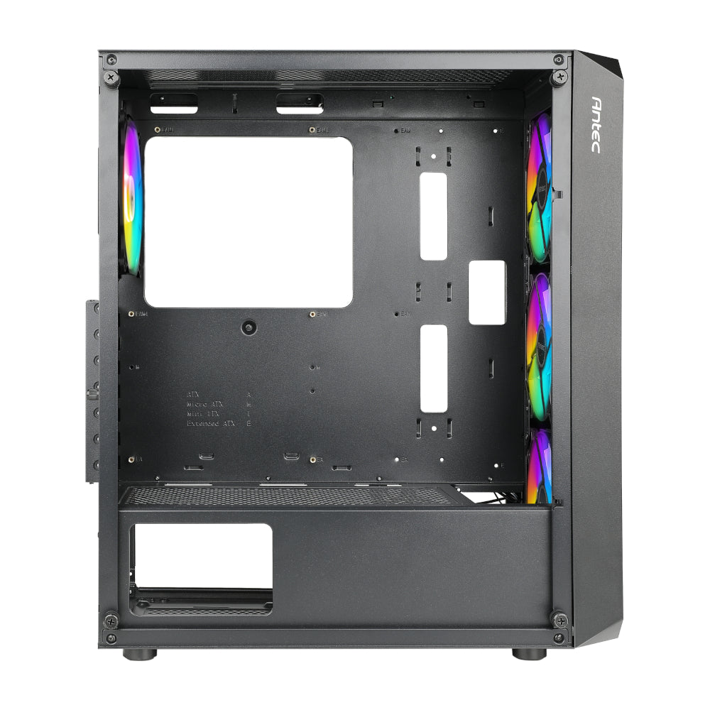 Antec NX292 ATX - Micro-ATX - ITX ARGB Mid-Tower Gaming Chassis - Black - alternate product view 3