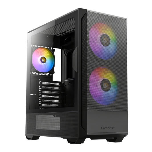 Antec NX416L ATX - Micro-ATX - ITX ARGB Mid-Tower Gaming Chassis - Black
