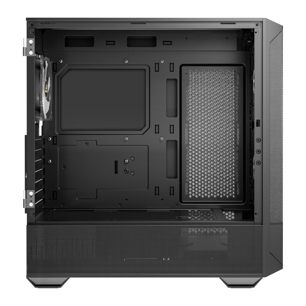 Antec NX416L ATX - Micro-ATX - ITX ARGB Mid-Tower Gaming Chassis - Black - alternate product view 4