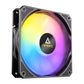 Antec P12 PWM 120mm ARGB Reverse Case Fan - Black - alternate product view 3