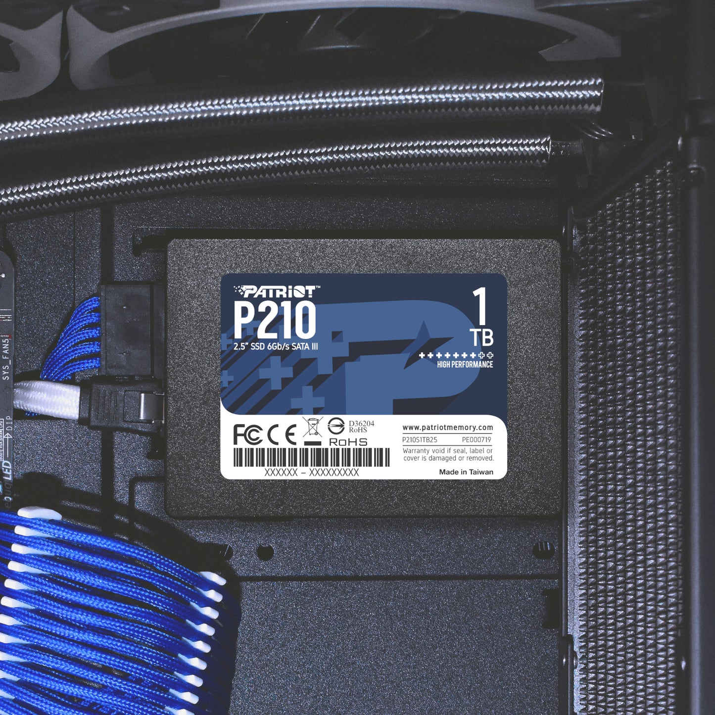Patriot P210 1TB 2.5 Inch SATAIII SSD - alternate product view 4