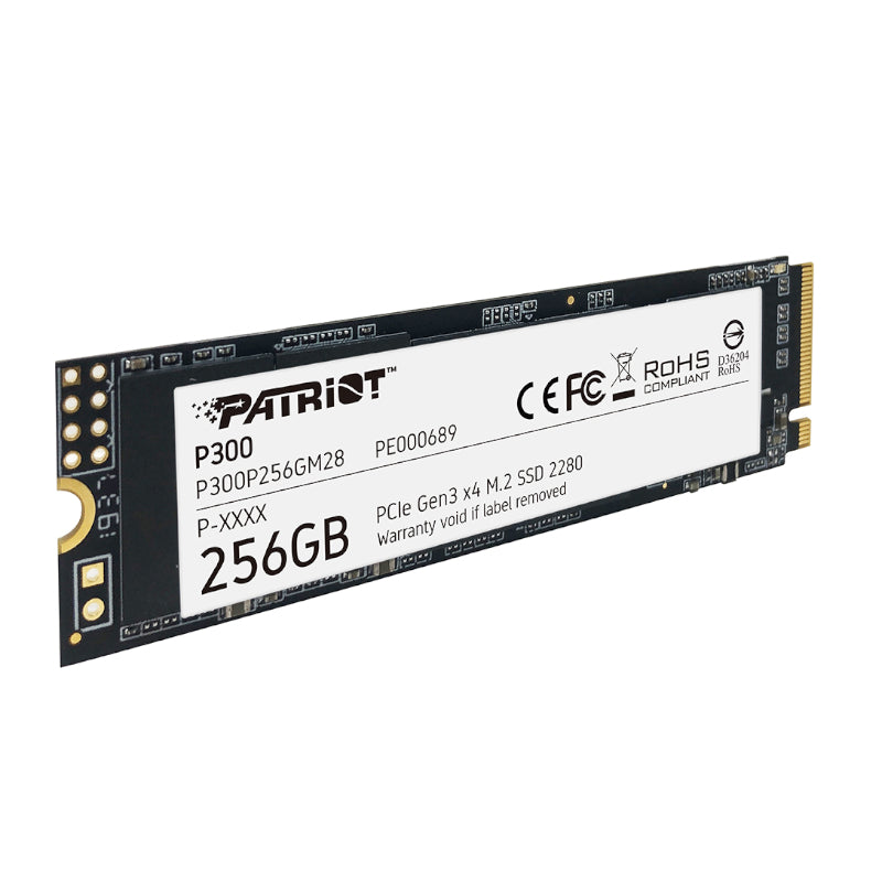 Patriot P300 256GB M.2 PCIe NVMe SSD - alternate product view 2