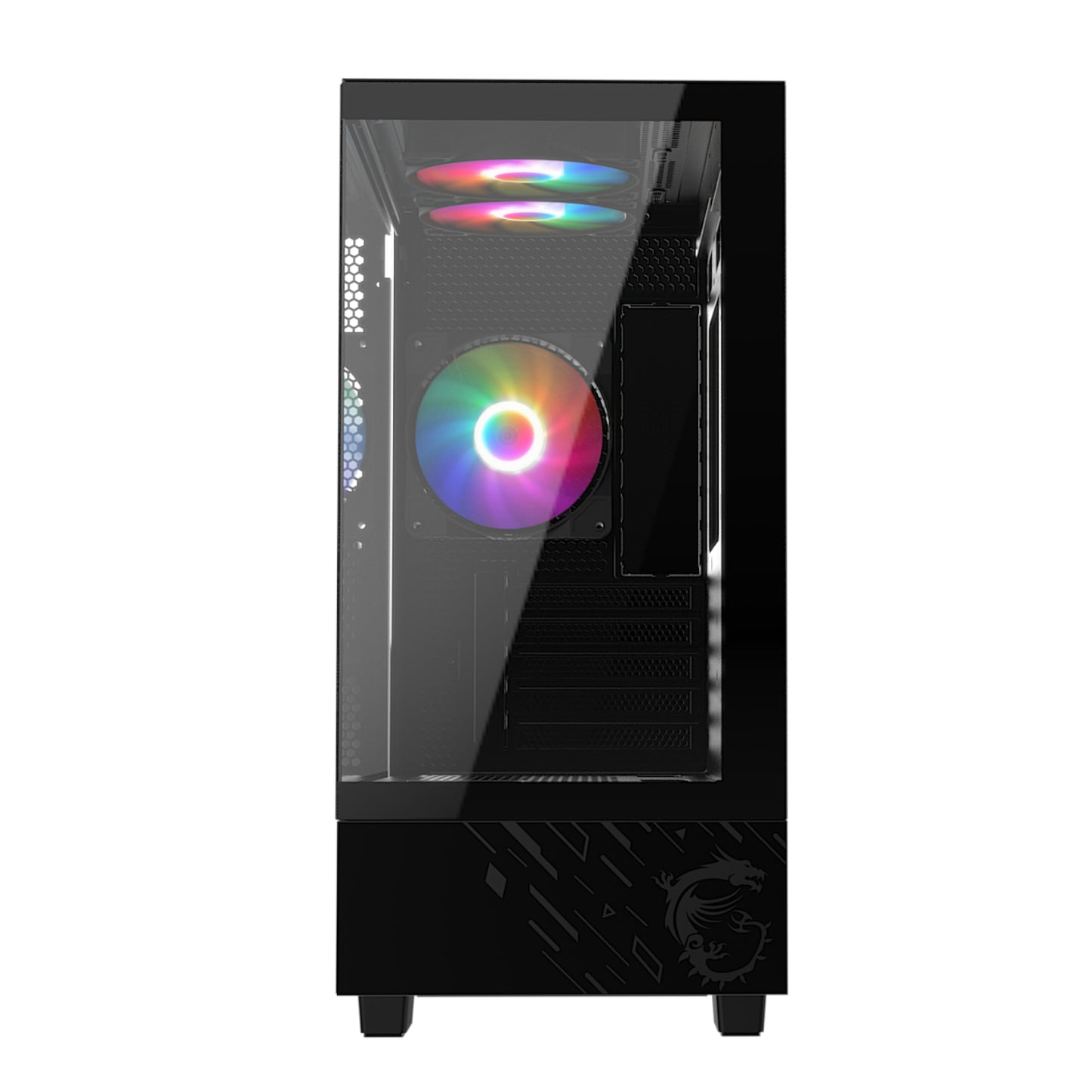 MSI PAG PANO M110A Micro-ATX Gaming Chassis – Black - alternate product view 2