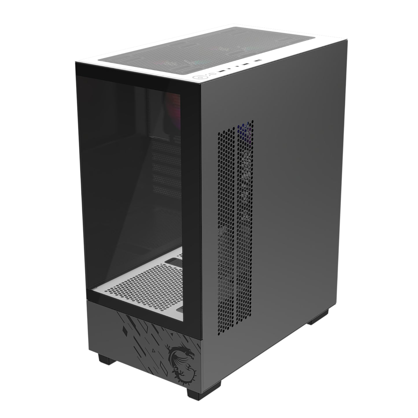 MSI PAG PANO M110A Micro-ATX Gaming Chassis – Black - alternate product view 3
