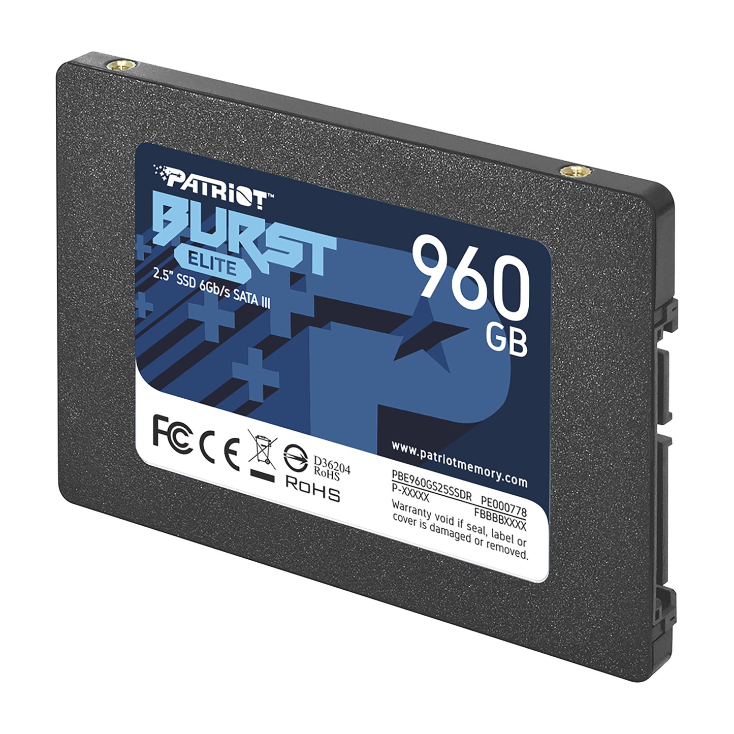 Patriot Burst Elite 960GB 2.5" SATA III SSD - alternate product view 2