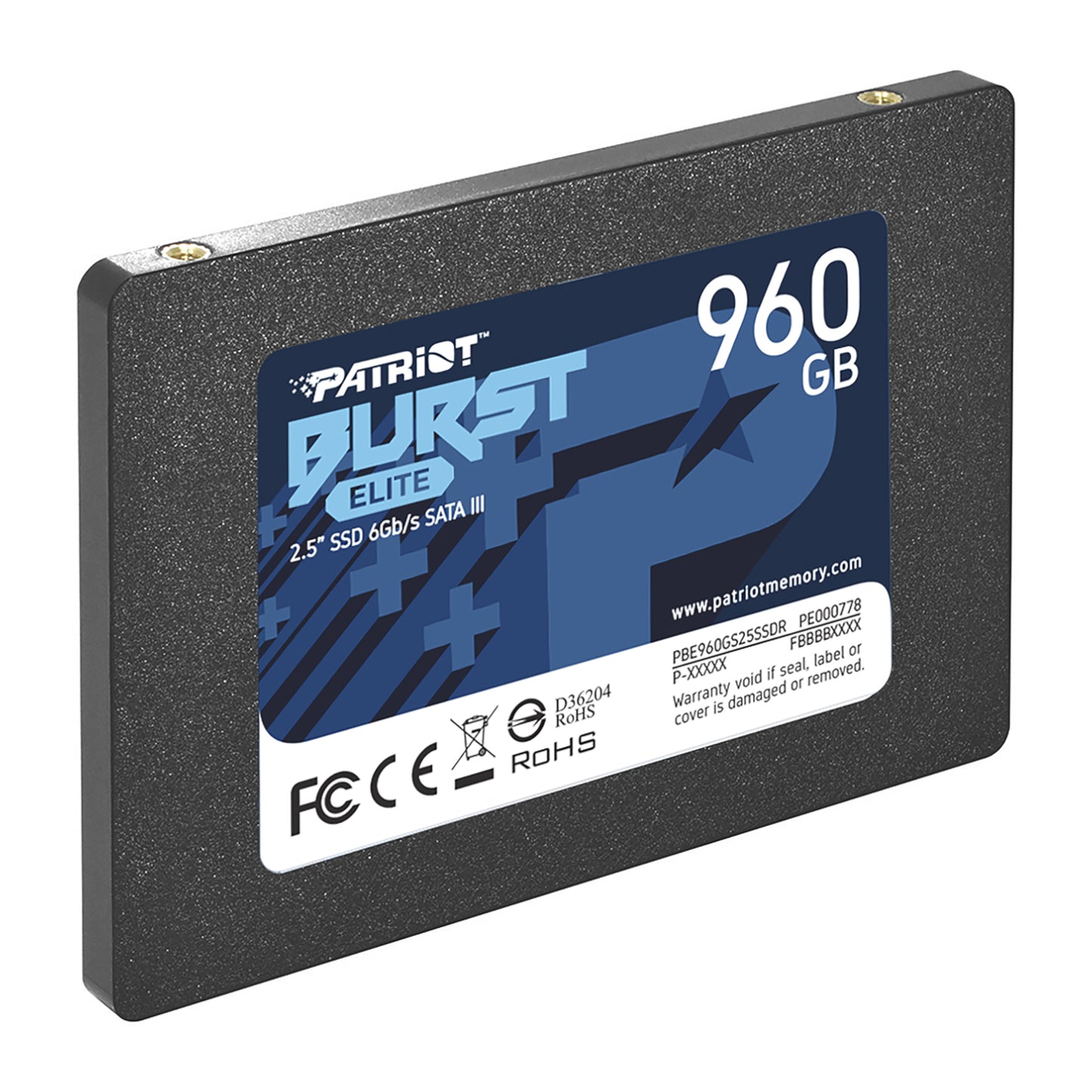 Patriot Burst Elite 960GB 2.5" SATA III SSD - alternate product view 3