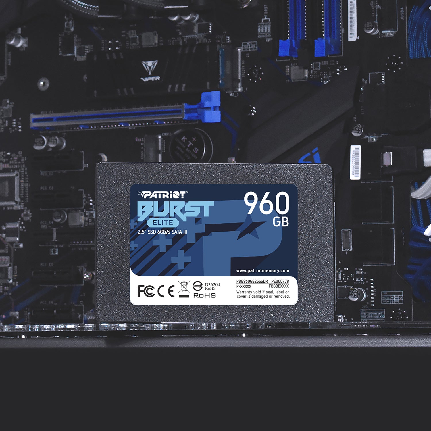Patriot Burst Elite 960GB 2.5" SATA III SSD - alternate product view 4