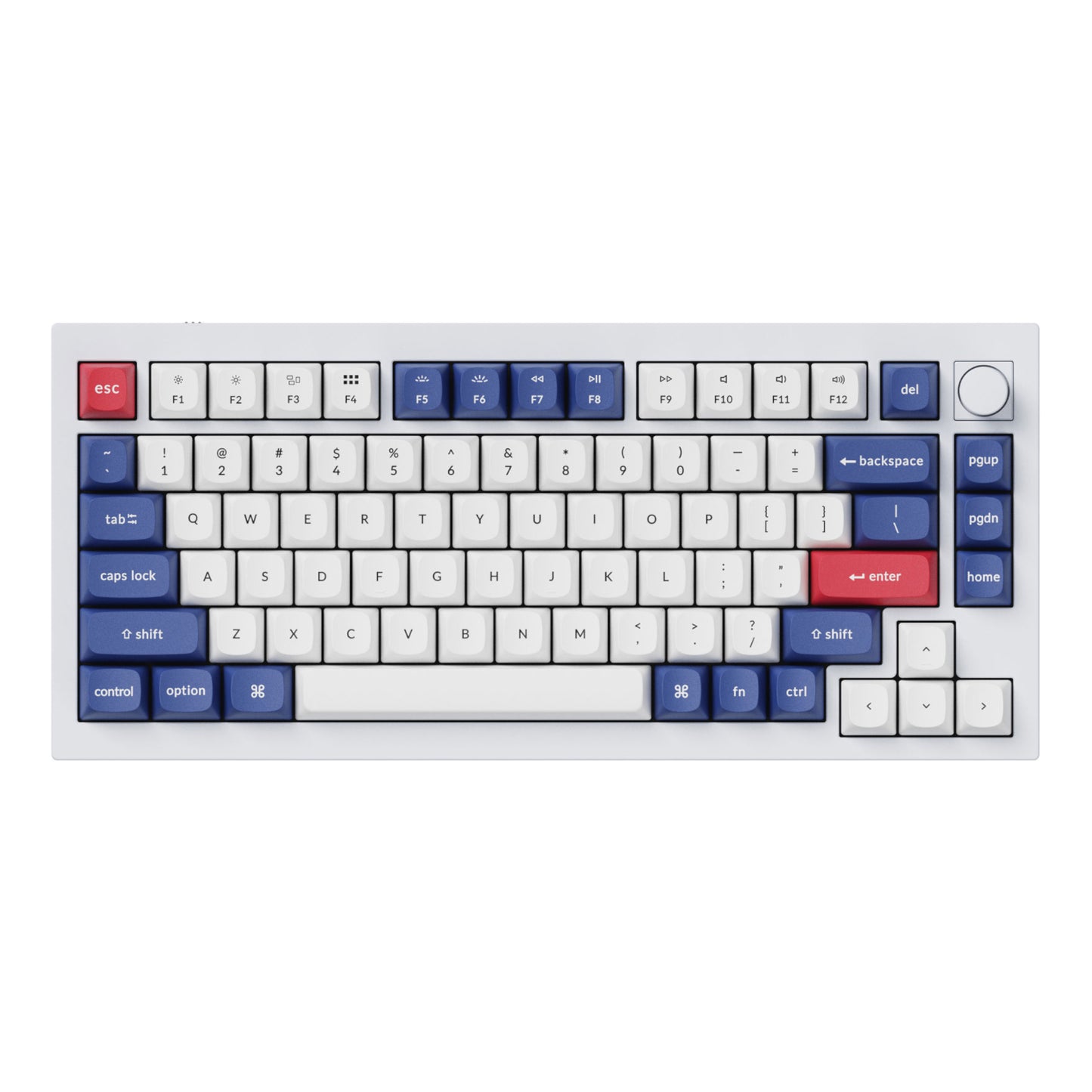 Keychron Double-Shot PBT OSA Keycap Set - Blue and White - alternate product view 2