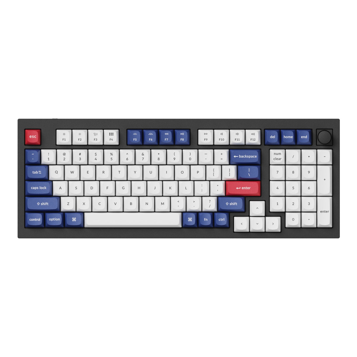 Keychron Double-Shot PBT OSA Keycap Set - Blue and White - alternate product view 4