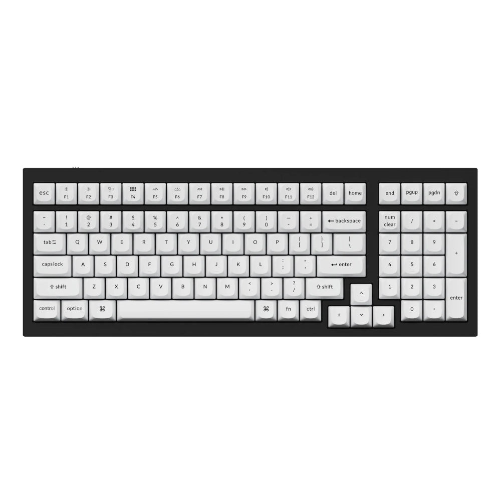 Keychron Double Shot PBT OSA Full Keycap Set - Black/White - alternate product view 3