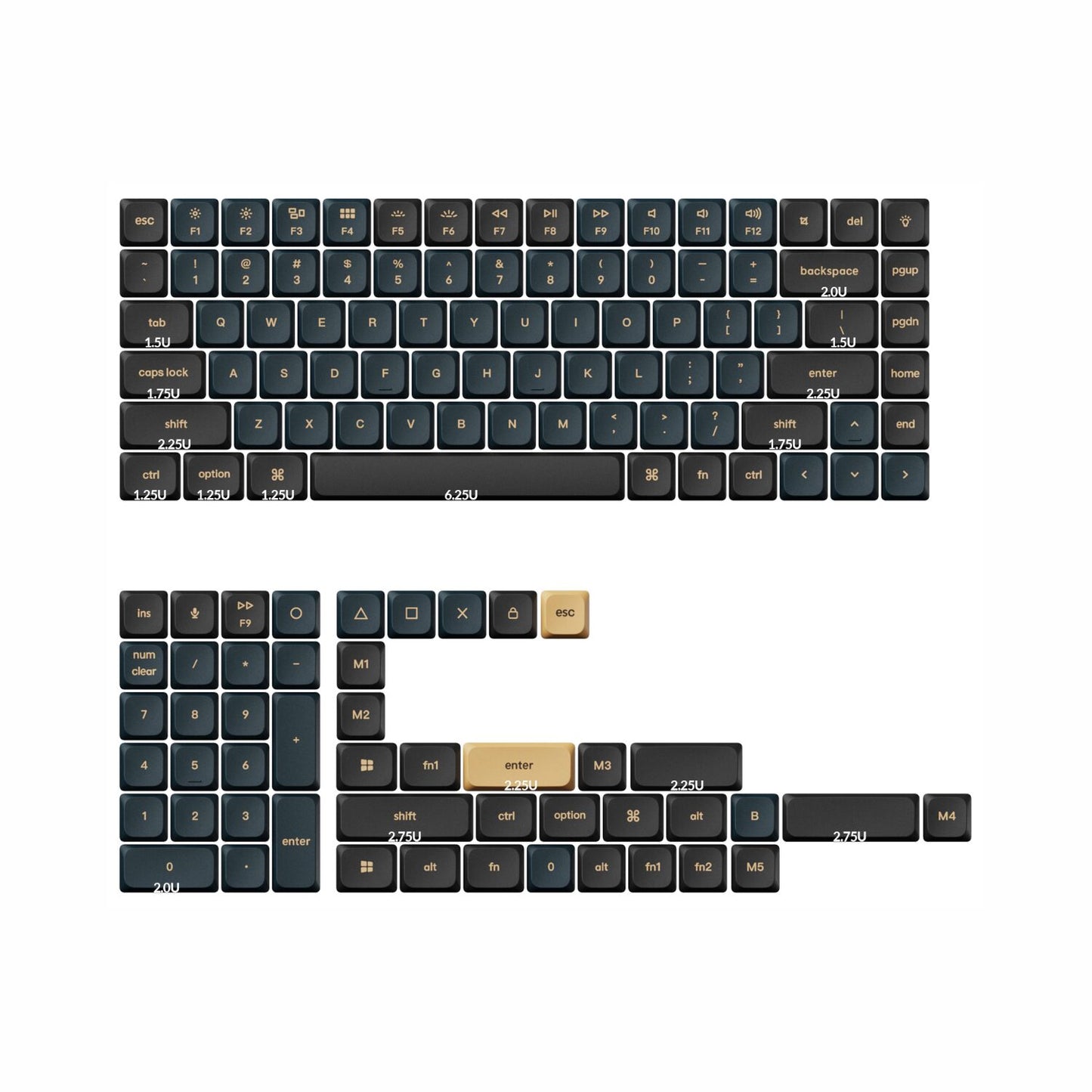 Keychron PBT LSA Knight Keycap Set V2 - Low Profile - alternate product view 2