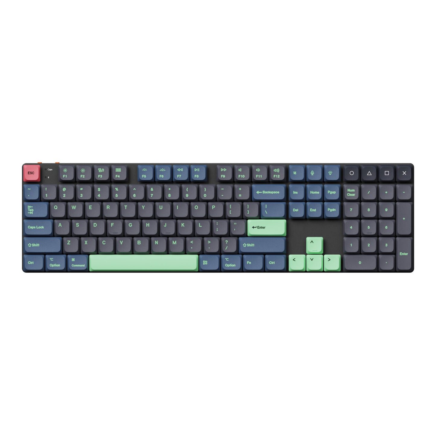 Keychron Low Profile Dye-Sub PBT LSA Full Set Keycap Set – Hacker Edition (133 Keys, PBT, Low Profile) - alternate product