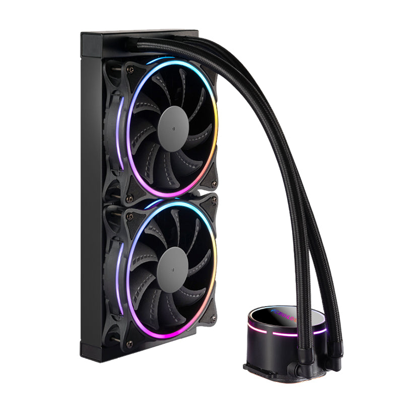 PCBuilder Hydro Chill 240MM AIO Liquid CPU Cooler ARGB - alternate product view 2
