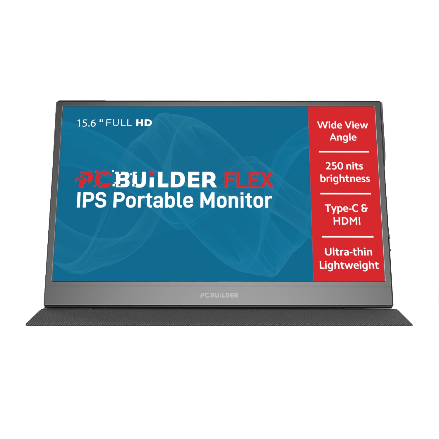 PCBuilder FLEX 15.6" FHD IPS Portable Monitor 6Hz