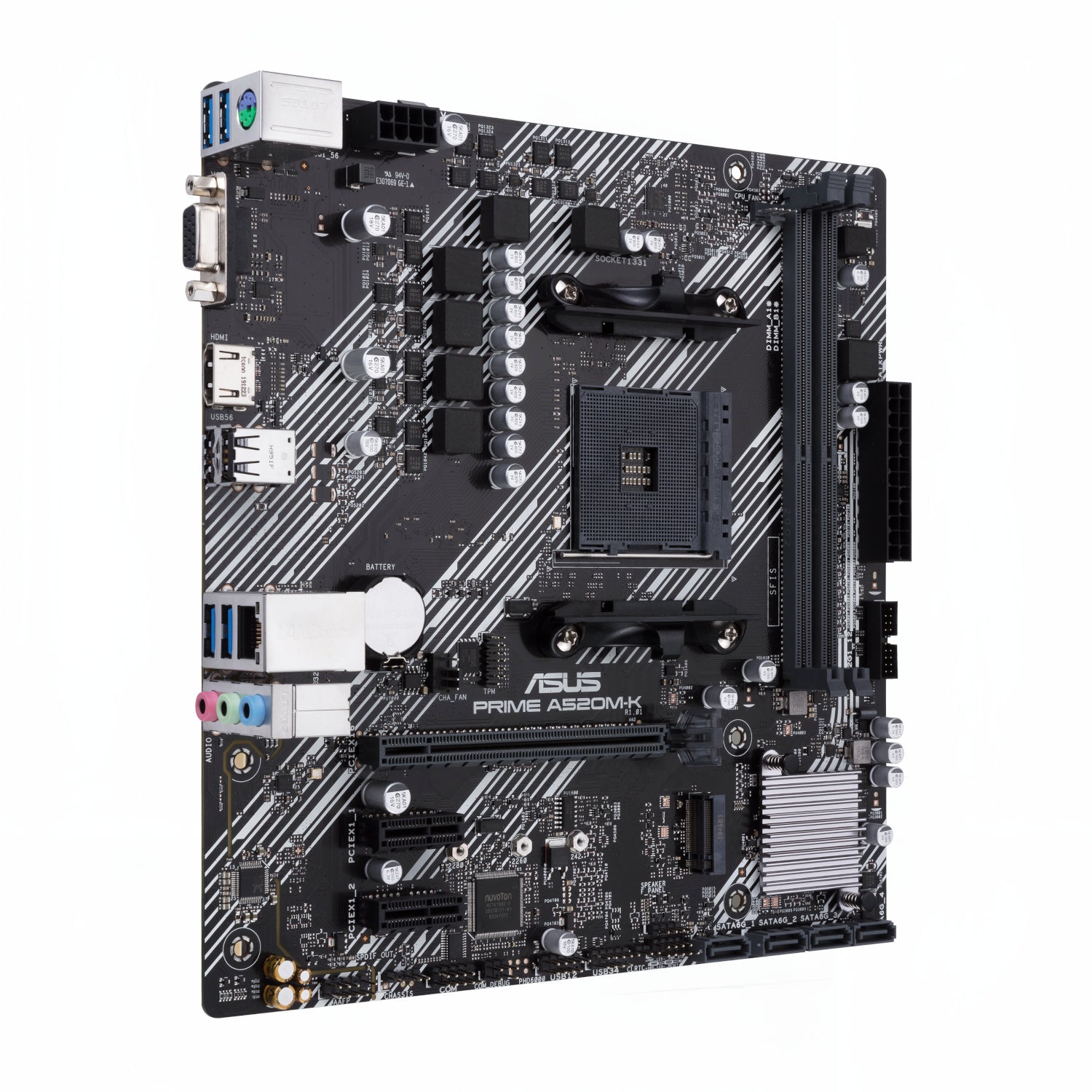 PCBuilder AMD Ryzen 5 3400G HOME MASTER Windows 11 Desktop PC - alternate product view 4