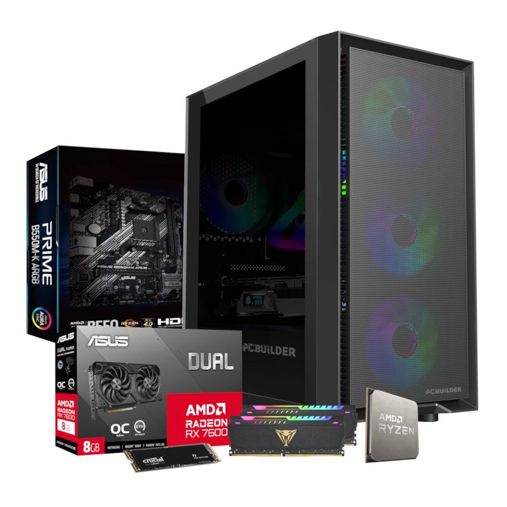 PCBuilder Ryzen 5 5600XT PATHFINDER Windows 11 Gaming PC - alternate product view 2