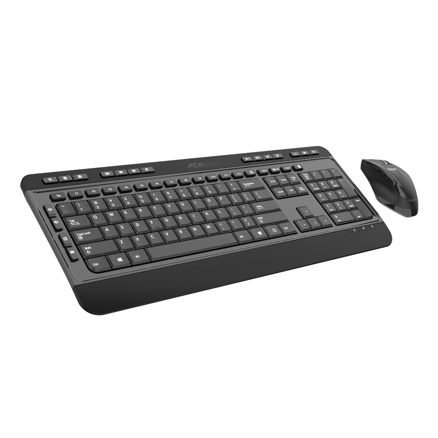 PCBuilder ALPHA Silent Wireless Keyboard and Mouse Combo - alternate product view 2