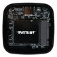Patriot PDP31 500GB Type-C Portable SSD - Red / Black - alternate product view 3