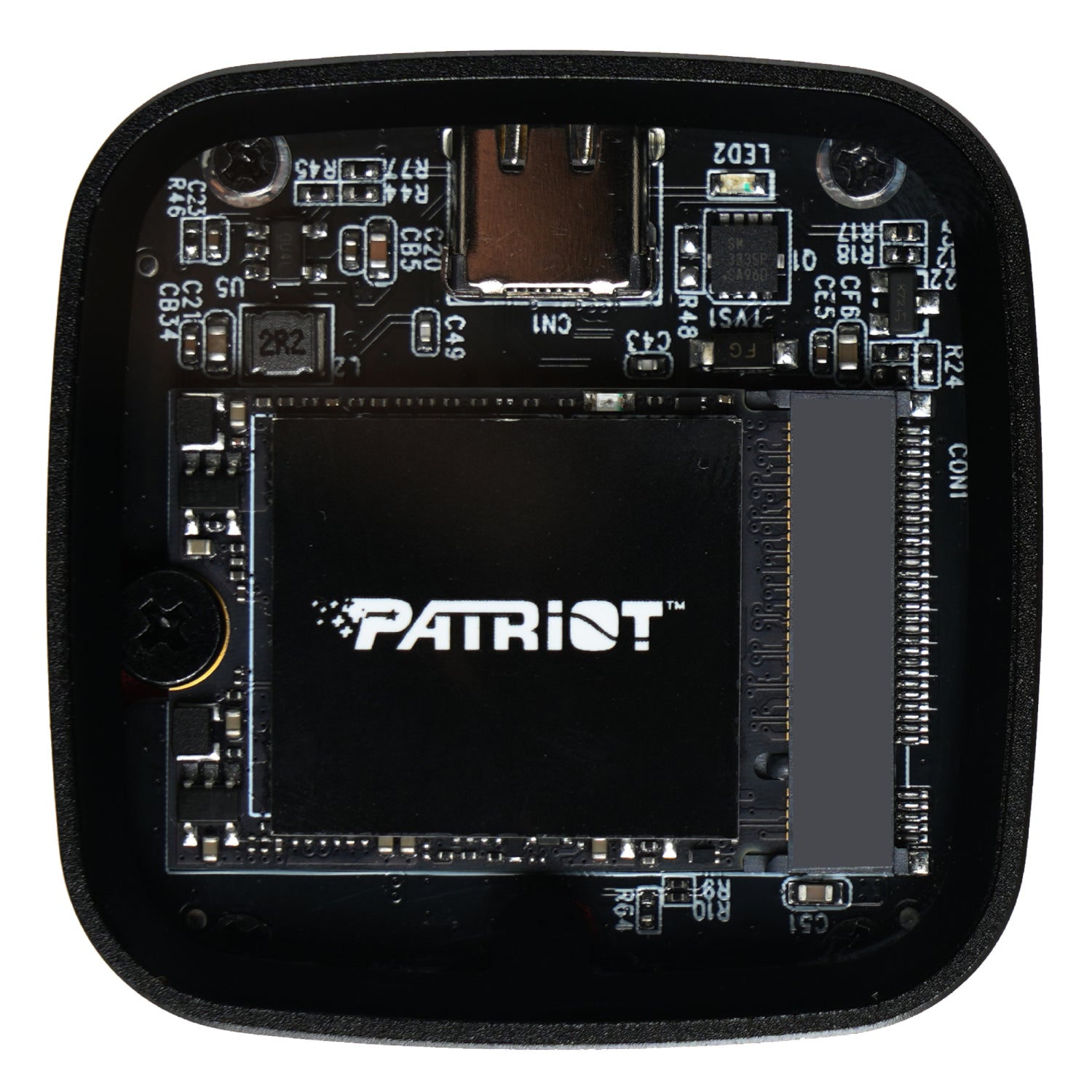 Patriot PDP31 500GB Type-C Portable SSD - Red / Black - alternate product view 3