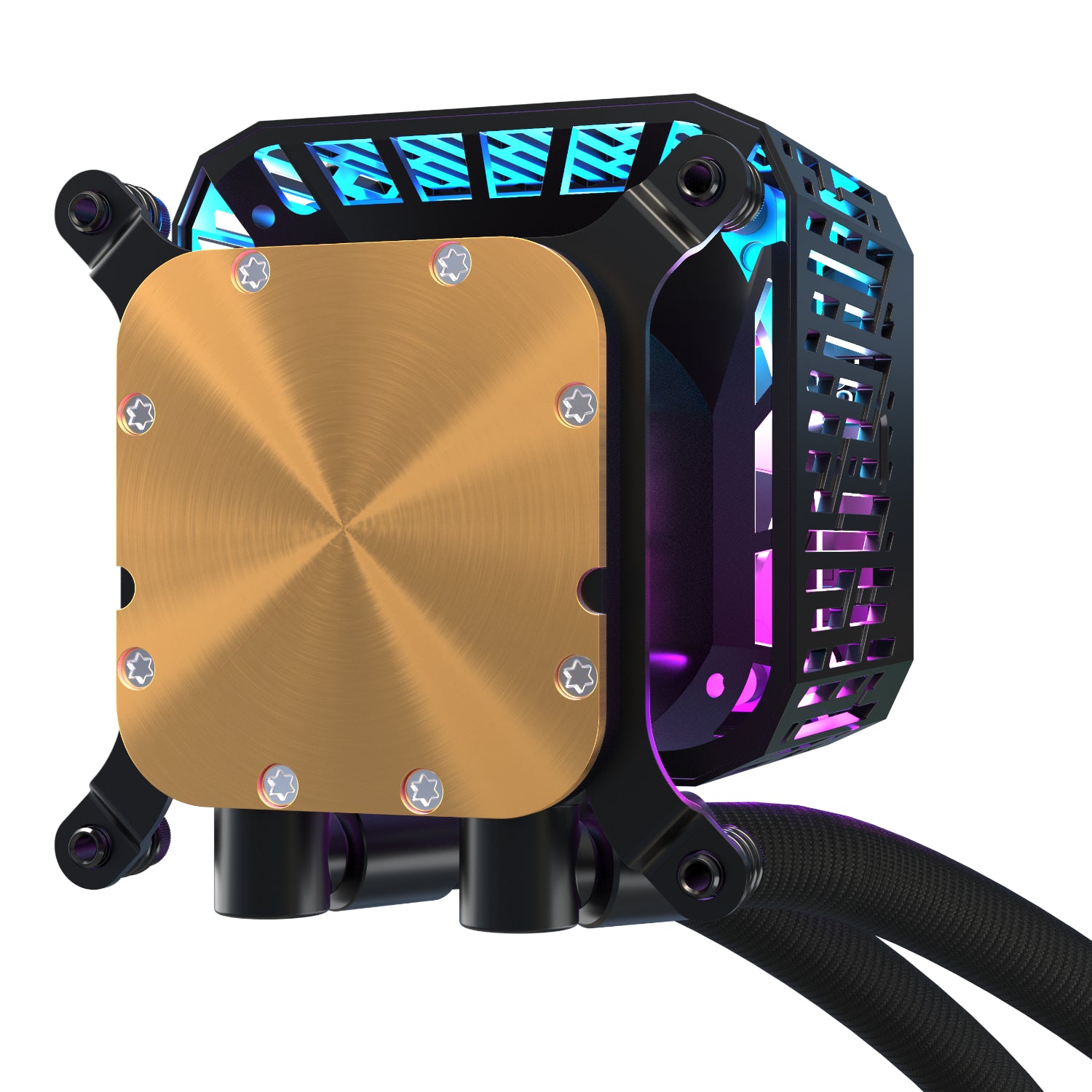 ASRock Phantom Gaming 360 LCD All-in-one Liquid CPU Cooler - Black - alternate product view 6