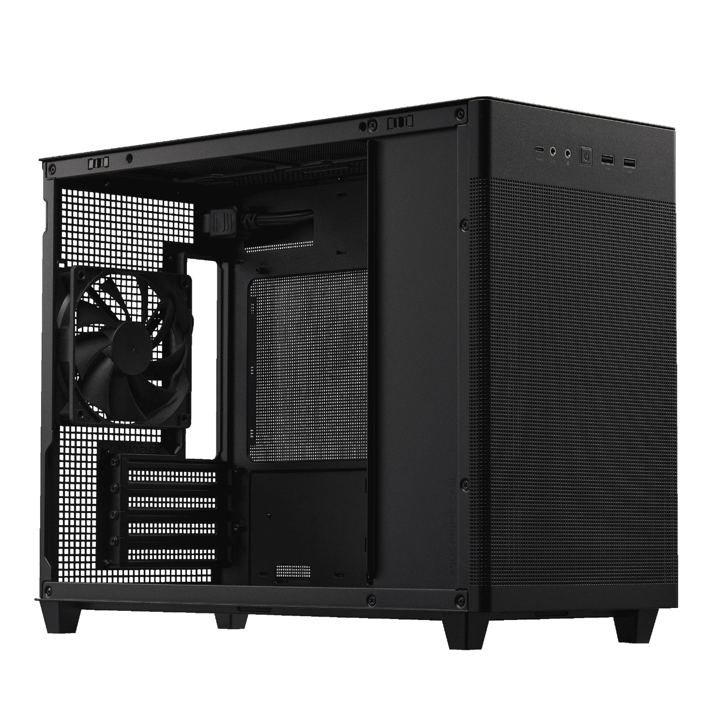 ASUS Prime AP201 Mesh MicroATX Chassis - Black - alternate product view 4