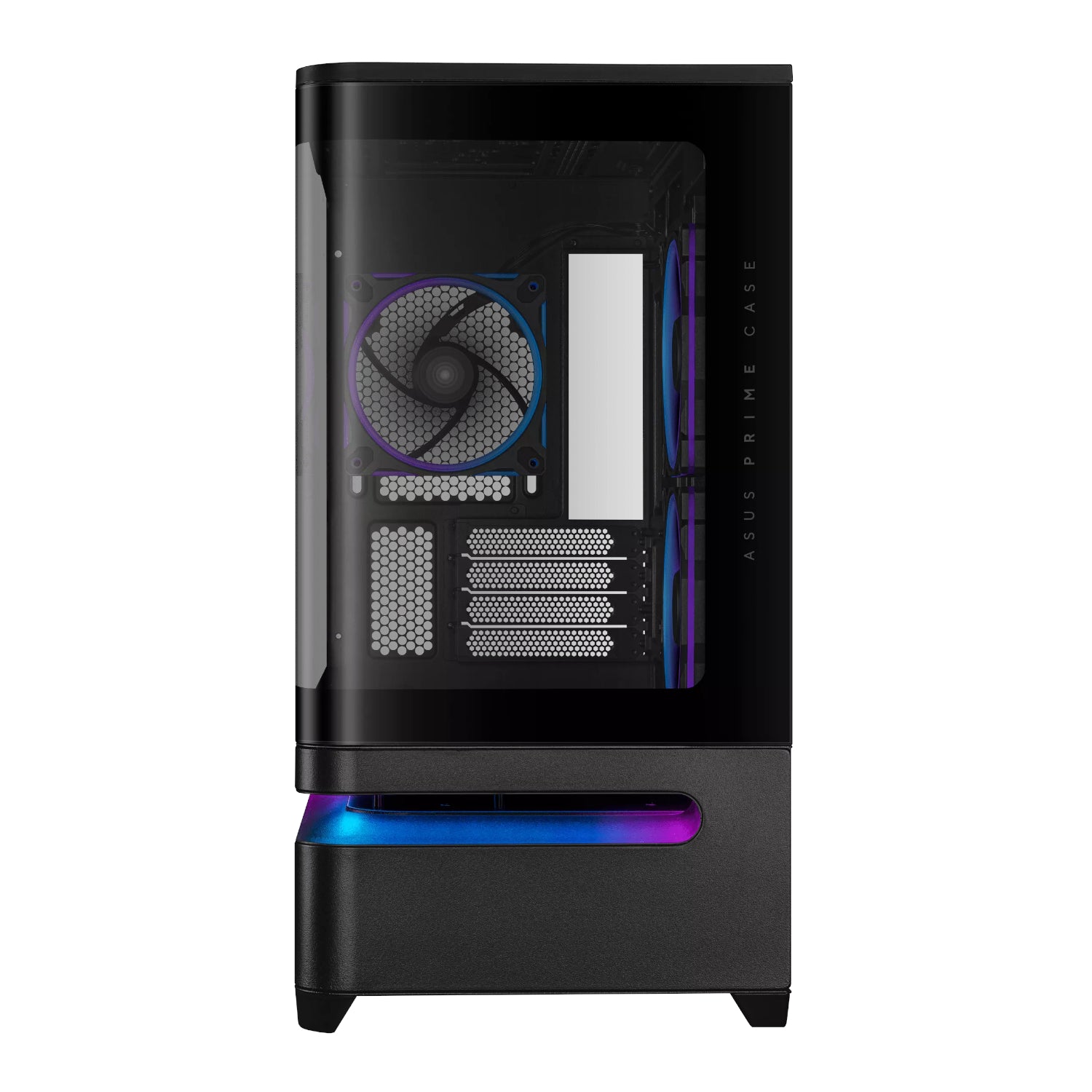 ASUS Prime AP202 ARGB Curved Tempered Glass Micro-ATX Chassis – Black - alternate product view 2
