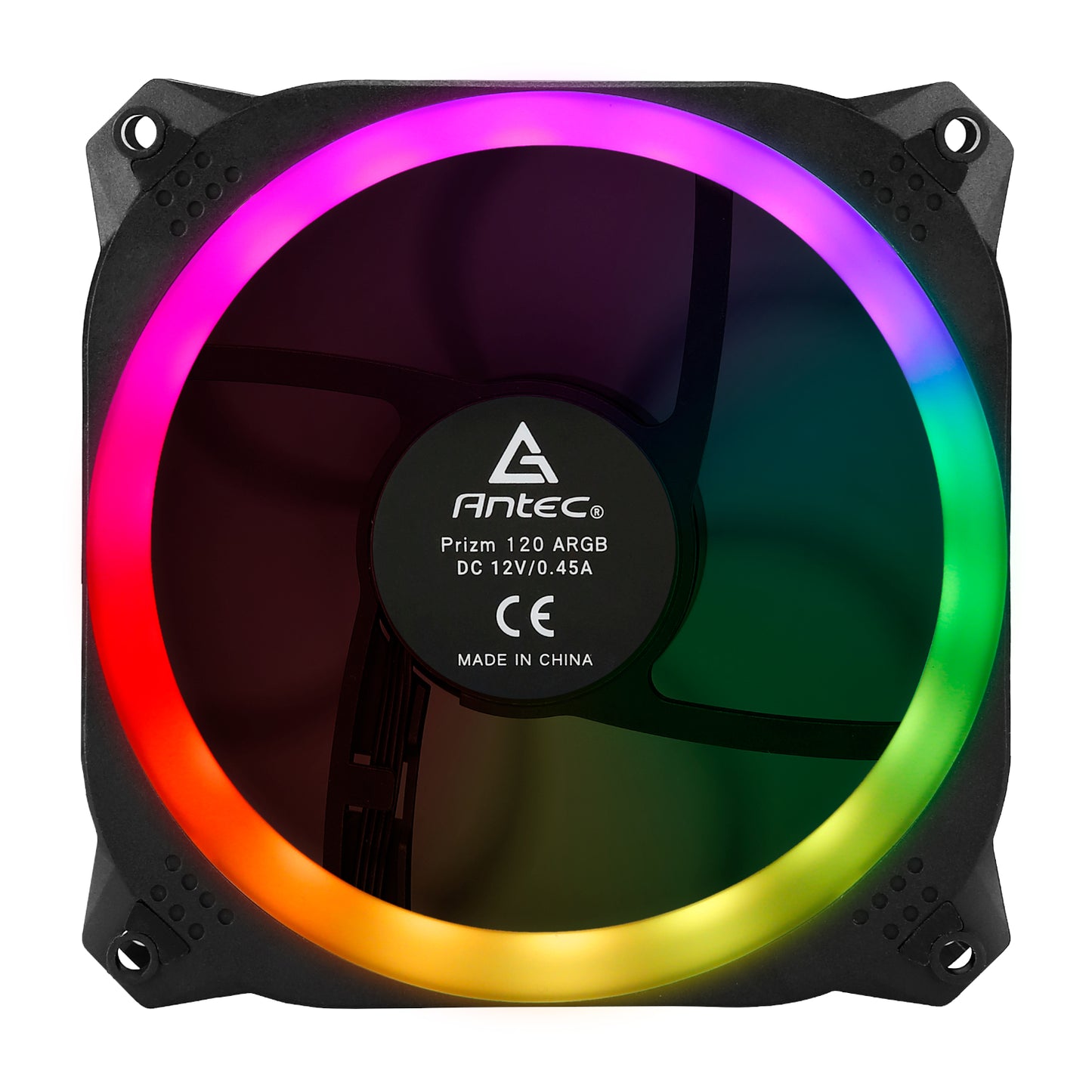 Antec Prizm 120 ARGB Case Fan 5 Pack + Controller - Black - alternate product view 4